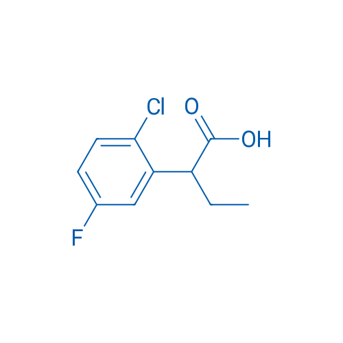 2-(2-Chloro-5-fluorophenyl)butanoic acid 1g