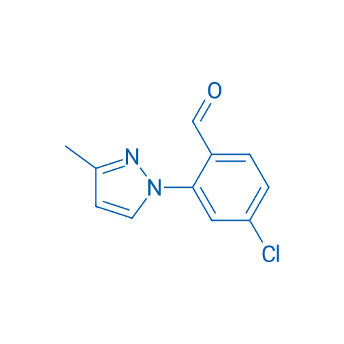 4-Chloro-2-(3-methyl-1H-pyrazol-1-yl)benzaldehyde 1g