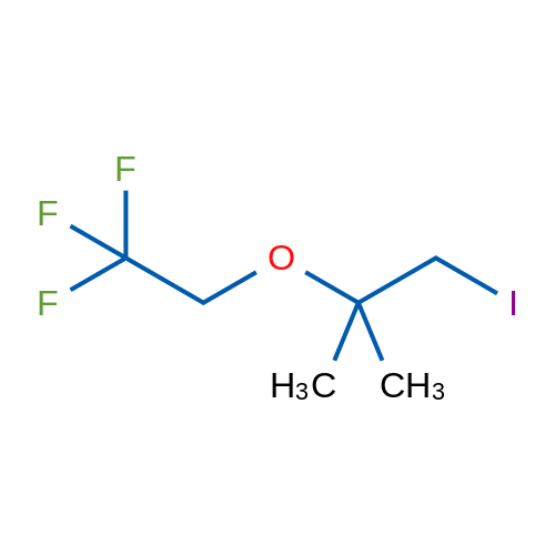1-Iodo-2-methyl-2-(2,2,2-trifluoroethoxy)propane 1g