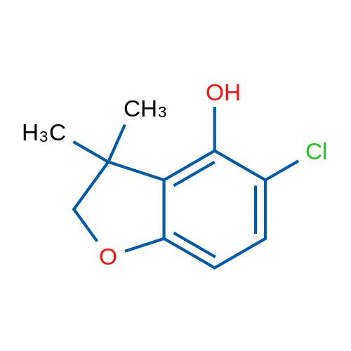 5-Chloro-3,3-dimethyl-2,3-dihydrobenzofuran-4-ol 1g