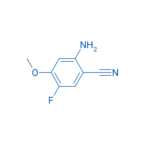 2-Amino-5-fluoro-4-methoxybenzonitrile 250mg