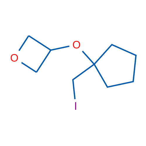3-{[1-(iodomethyl)cyclopentyl]oxy}oxetane 1g