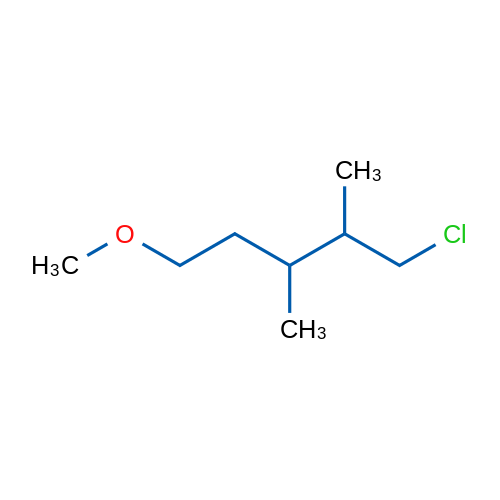 1-Chloro-5-methoxy-2,3-dimethylpentane 1g