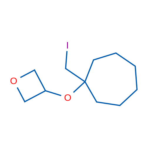 3-{[1-(iodomethyl)cycloheptyl]oxy}oxetane 1g
