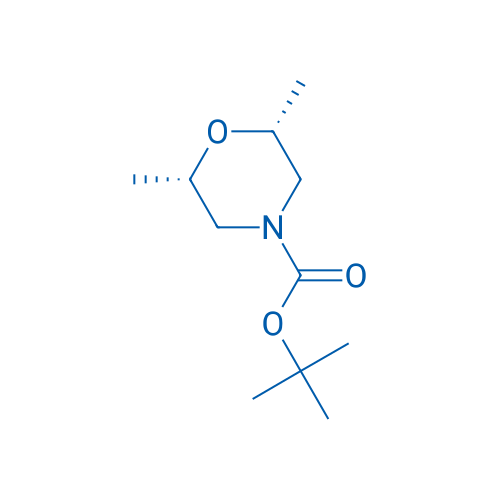(2R,6S)-tert-butyl 2,6-dimethylmorpholine-4-carboxylate 1g