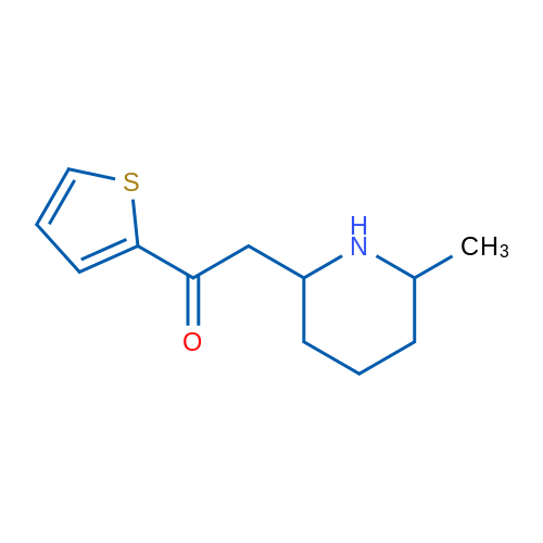 2-(6-Methylpiperidin-2-yl)-1-(thiophen-2-yl)ethan-1-one 1g