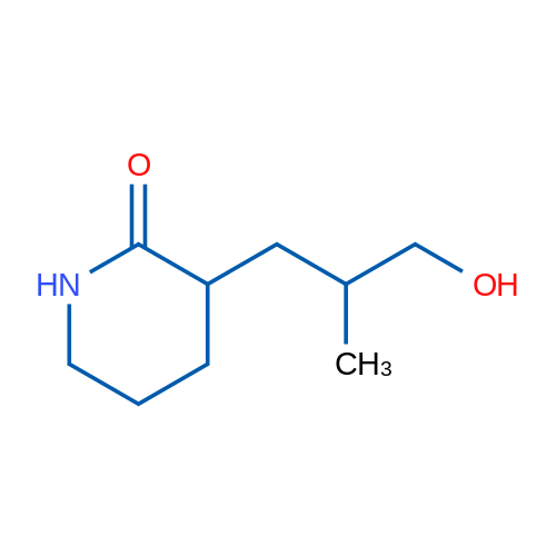 3-(3-Hydroxy-2-methylpropyl)piperidin-2-one 1g