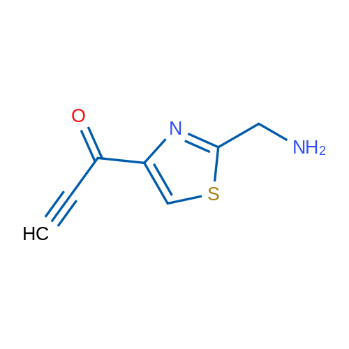 1-[2-(Aminomethyl)-1,3-thiazol-4-yl]prop-2-yn-1-one 1g