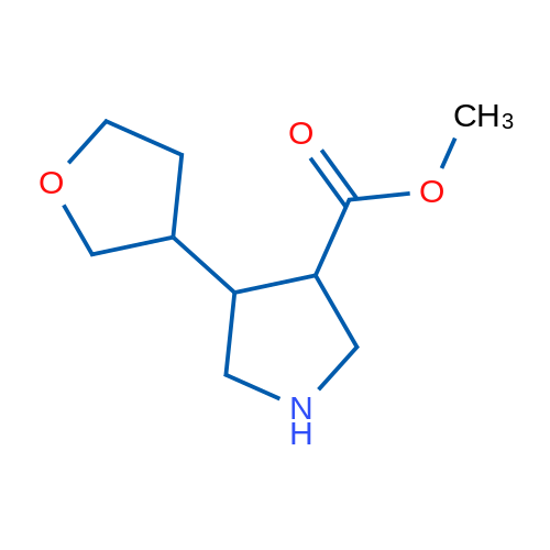 Methyl 4-(oxolan-3-yl)pyrrolidine-3-carboxylate 1g