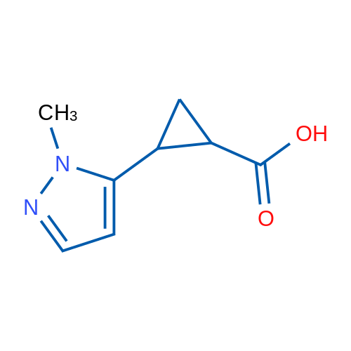2-(1-methyl-1H-pyrazol-5-yl)cyclopropane-1-carboxylic acid 5g