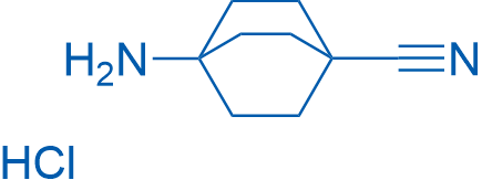 4-Aminobicyclo[2.2.2]octane-1-carbonitrile hydrochloride 250mg