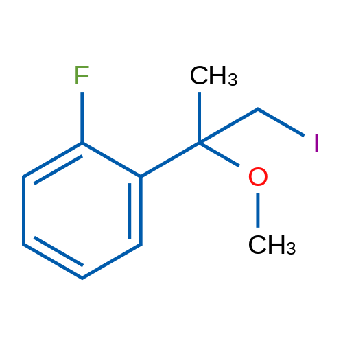 1-Fluoro-2-(1-iodo-2-methoxypropan-2-yl)benzene 1g