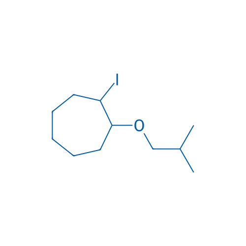 1-Iodo-2-(2-methylpropoxy)cycloheptane 1g
