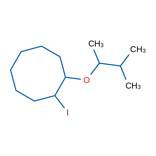 1-Iodo-2-[(3-methylbutan-2-yl)oxy]cyclooctane 1g