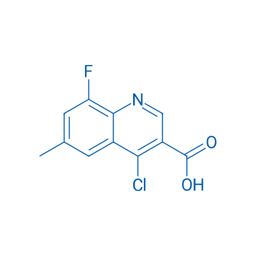 4-Chloro-8-fluoro-6-methylquinoline-3-carboxylic acid 1g