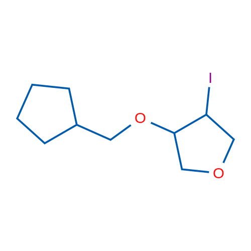 3-(Cyclopentylmethoxy)-4-iodooxolane 1g