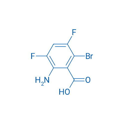2-Amino-6-bromo-3,5-difluorobenzoic acid 250mg