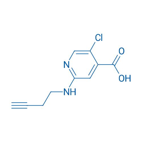 2-[(But-3-yn-1-yl)amino]-5-chloropyridine-4-carboxylic acid 1g