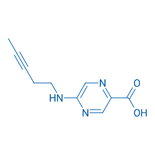 5-[(Pent-3-yn-1-yl)amino]pyrazine-2-carboxylic acid 1g