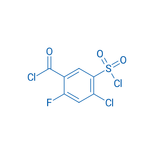 4-Chloro-5-(chlorosulfonyl)-2-fluorobenzoyl chloride 100mg