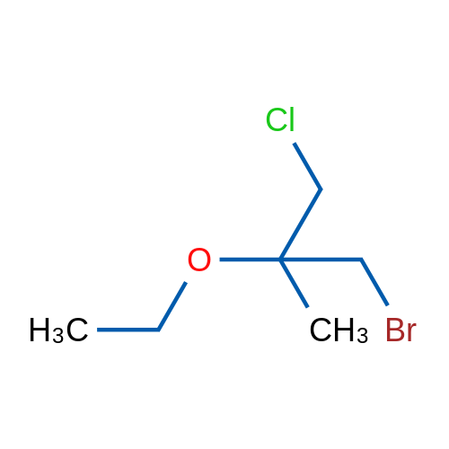 1-Bromo-3-chloro-2-ethoxy-2-methylpropane 1g