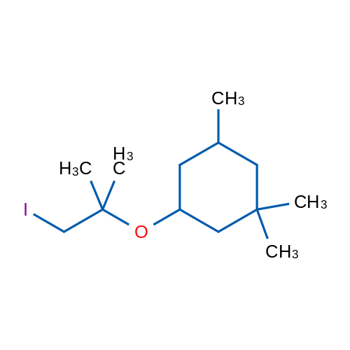 3-[(1-Iodo-2-methylpropan-2-yl)oxy]-1,1,5-trimethylcyclohexane 1g