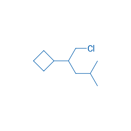 (1-Chloro-4-methylpentan-2-yl)cyclobutane 1g