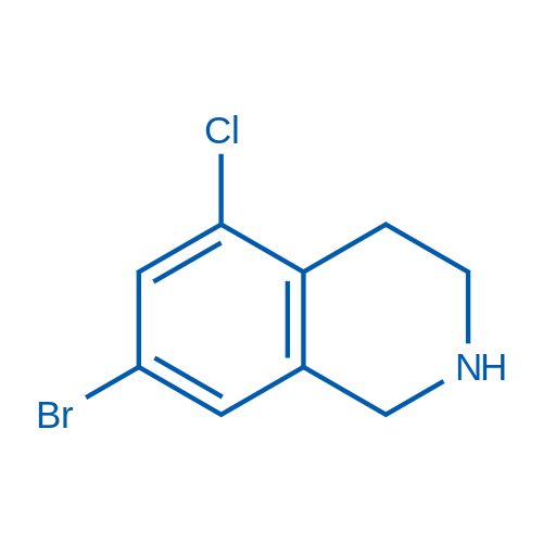 7-Bromo-5-chloro-1,2,3,4-tetrahydroisoquinoline 5g