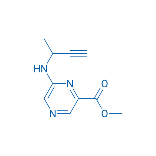 Methyl 6-[(but-3-yn-2-yl)amino]pyrazine-2-carboxylate 1g