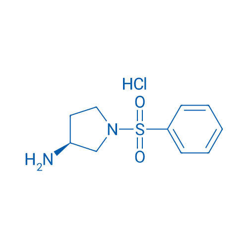 (S)-1-(Phenylsulfonyl)pyrrolidin-3-amine hydrochloride 250mg