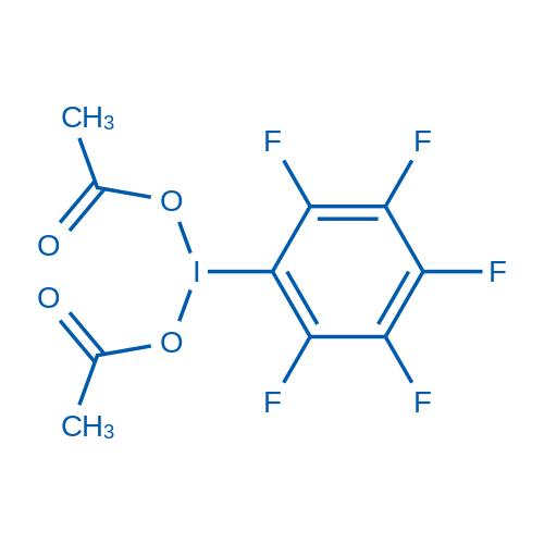 Bis(acetato-κO)(2,3,4,5,6-pentafluorophenyl)iodine 100mg