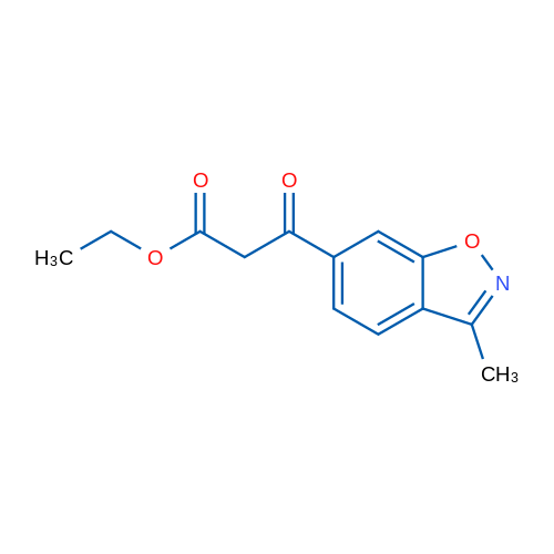 Ethyl 3-(3-methylbenzo[d]isoxazol-6-yl)-3-oxopropanoate 250mg