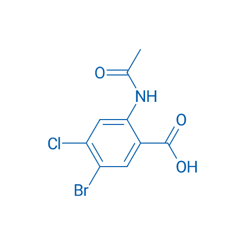 2-Acetamido-5-bromo-4-chlorobenzoic acid 1g