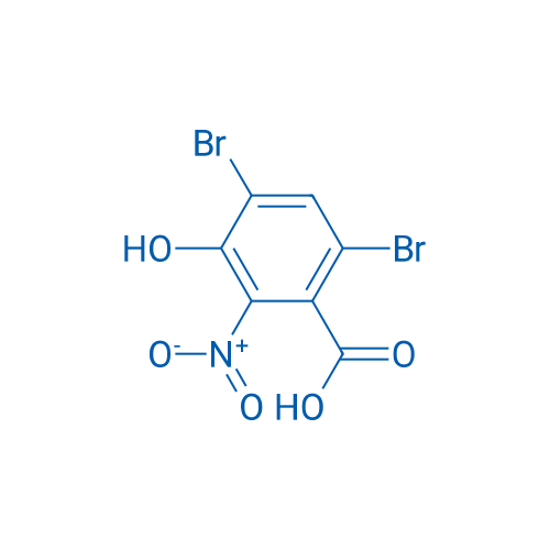 4,6-Dibromo-3-hydroxy-2-nitrobenzoic acid 100mg