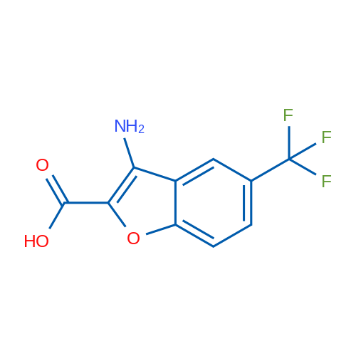3-Amino-5-(trifluoromethyl)benzofuran-2-carboxylic acid 1g