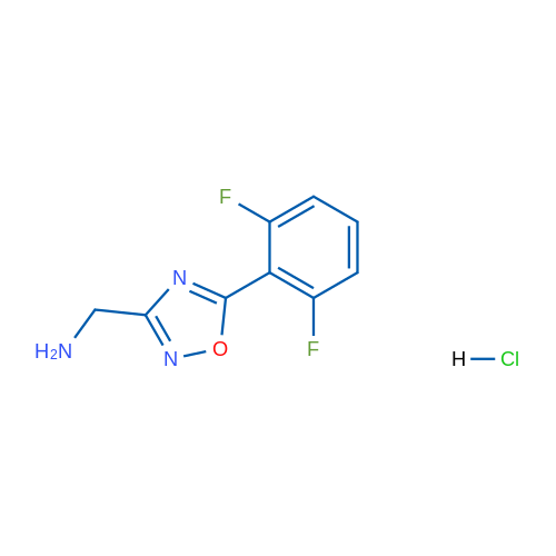 (5-(2,6-Difluorophenyl)-1,2,4-oxadiazol-3-yl)methanamine hydrochloride 5g