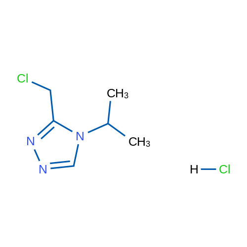 3-(Chloromethyl)-4-isopropyl-4H-1,2,4-triazole hydrochloride 5g