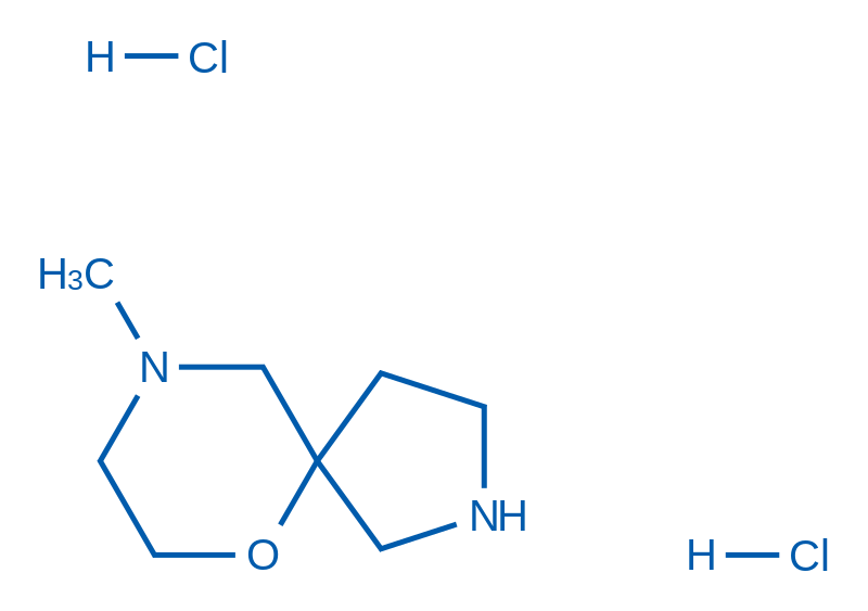 9-Methyl-6-oxa-2,9-diazaspiro[4.5]decane dihydrochloride 1g