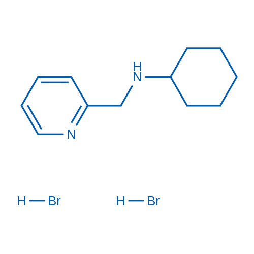 N-(Pyridin-2-ylmethyl)cyclohexanamine dihydrobromide 1g