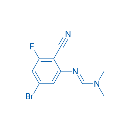 N'-(5-Bromo-2-cyano-3-fluorophenyl)-N,N-dimethylformimidamide 250mg