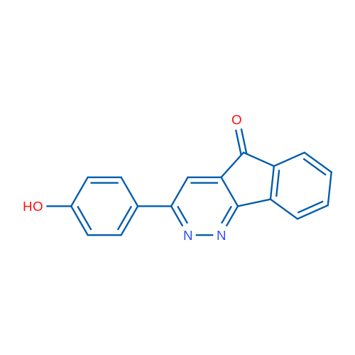 3-(4-Hydroxyphenyl)-5H-indeno[1,2-c]pyridazin-5-one 1g