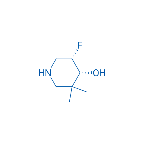 (4R,5S)-rel-5-fluoro-3,3-dimethylpiperidin-4-ol 250mg