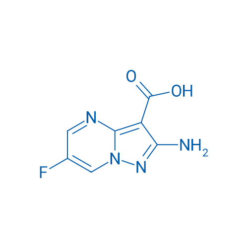 2-Amino-6-fluoropyrazolo[1,5-a]pyrimidine-3-carboxylic acid 250mg