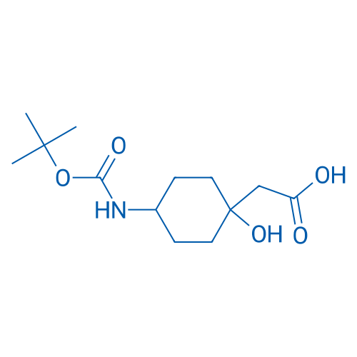 2-(4-((tert-Butoxycarbonyl)amino)-1-hydroxycyclohexyl)acetic acid 250mg