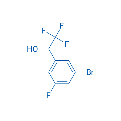 1-(3-Bromo-5-fluorophenyl)-2,2,2-trifluoroethan-1-ol 250mg
