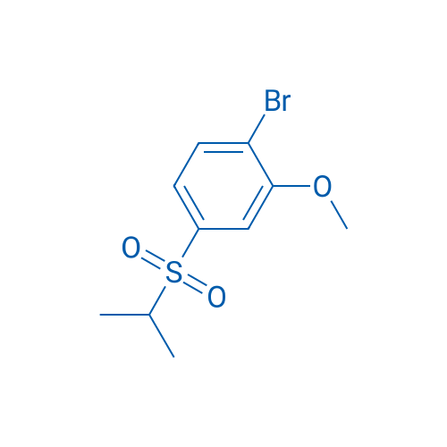 1-Bromo-4-(isopropylsulfonyl)-2-methoxybenzene 250mg