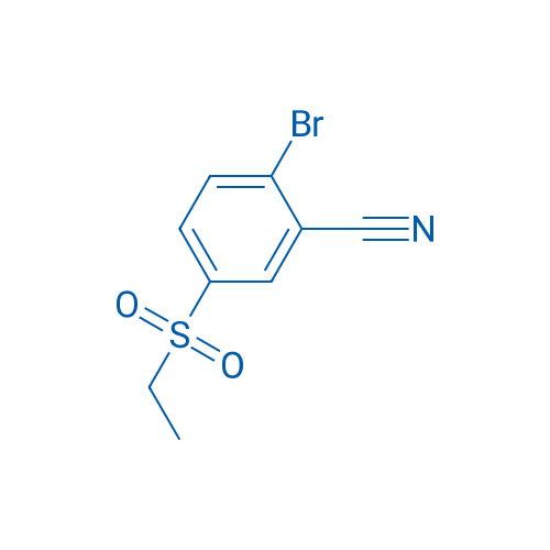 2-Bromo-5-(ethylsulfonyl)benzonitrile 250mg