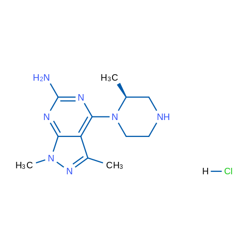 (S)-1,3-Dimethyl-4-(2-methylpiperazin-1-yl)-1H-pyrazolo[3,4-d]pyrimidin-6-amine hydrochloride 1g
