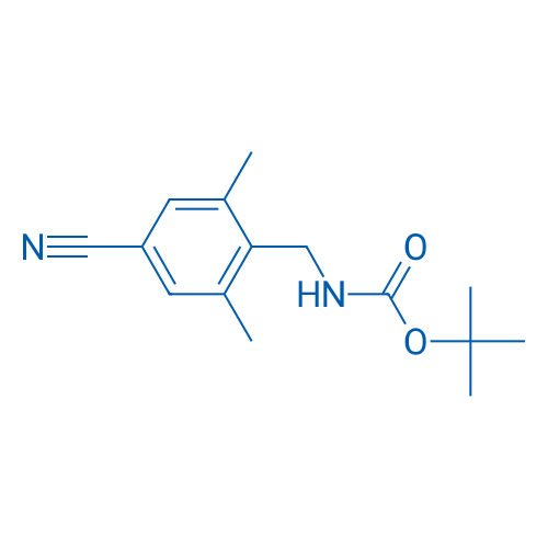 tert-Butyl 4-cyano-2,6-dimethylbenzylcarbamate 1g