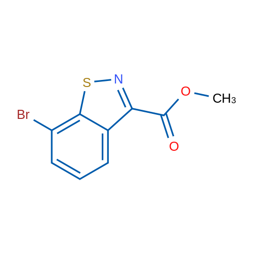 7-Bromo-benzo[d]isothiazole-3-carboxylic acid methyl ester 1g
